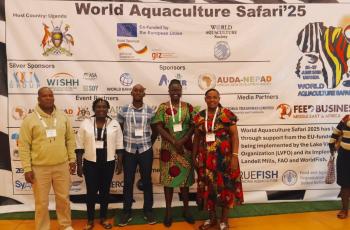 WorldFish team with colleagues from KMFRI 